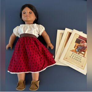 VINTAGE PLEASANT COMPANY American Girl Doll Josefina with Books